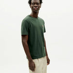 Camiseta Thinking Mu Verde Sol Espalda Coral - ECRU