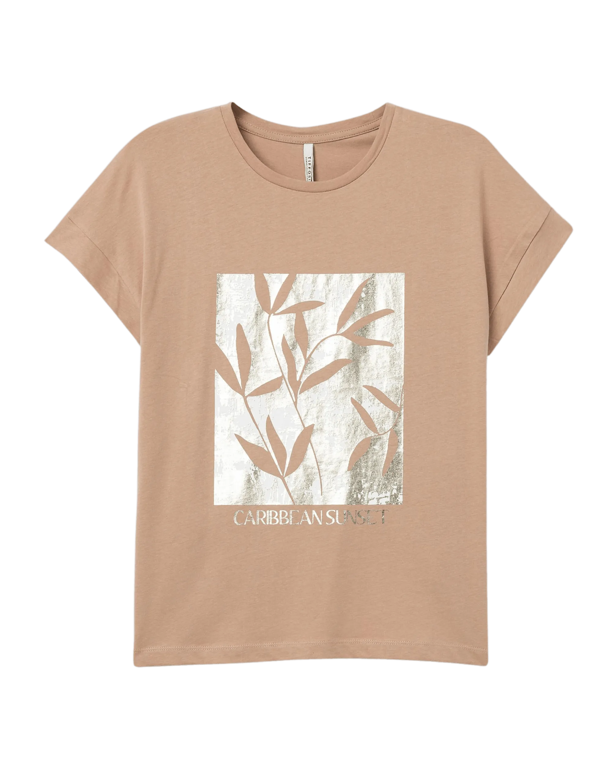 Camiseta TIFFOSI Kika Portabella - ECRU