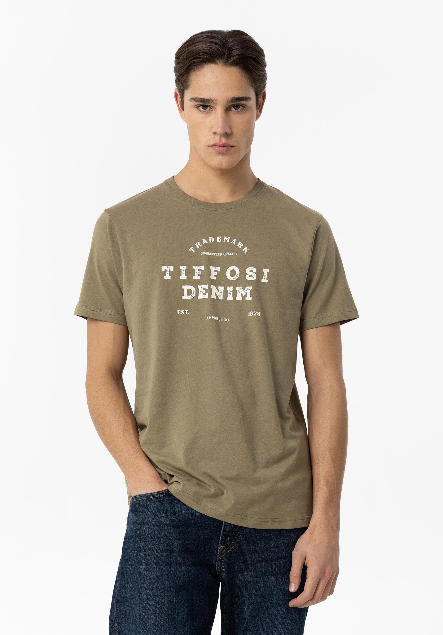 Camiseta TIFFOSI Korbin - ECRU