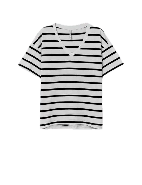 Camiseta Tiffosi Robie Azul - ECRU