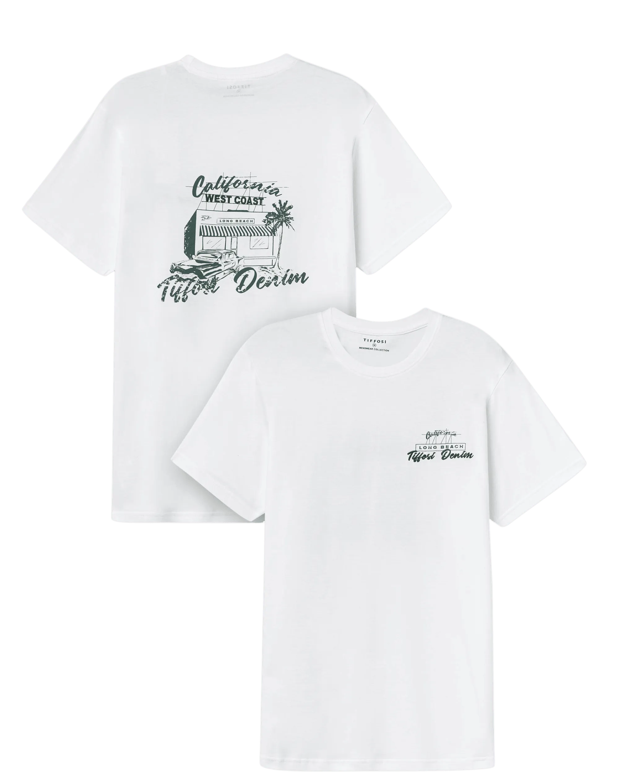 Camiseta TIFFOSI Rogan White - ECRU