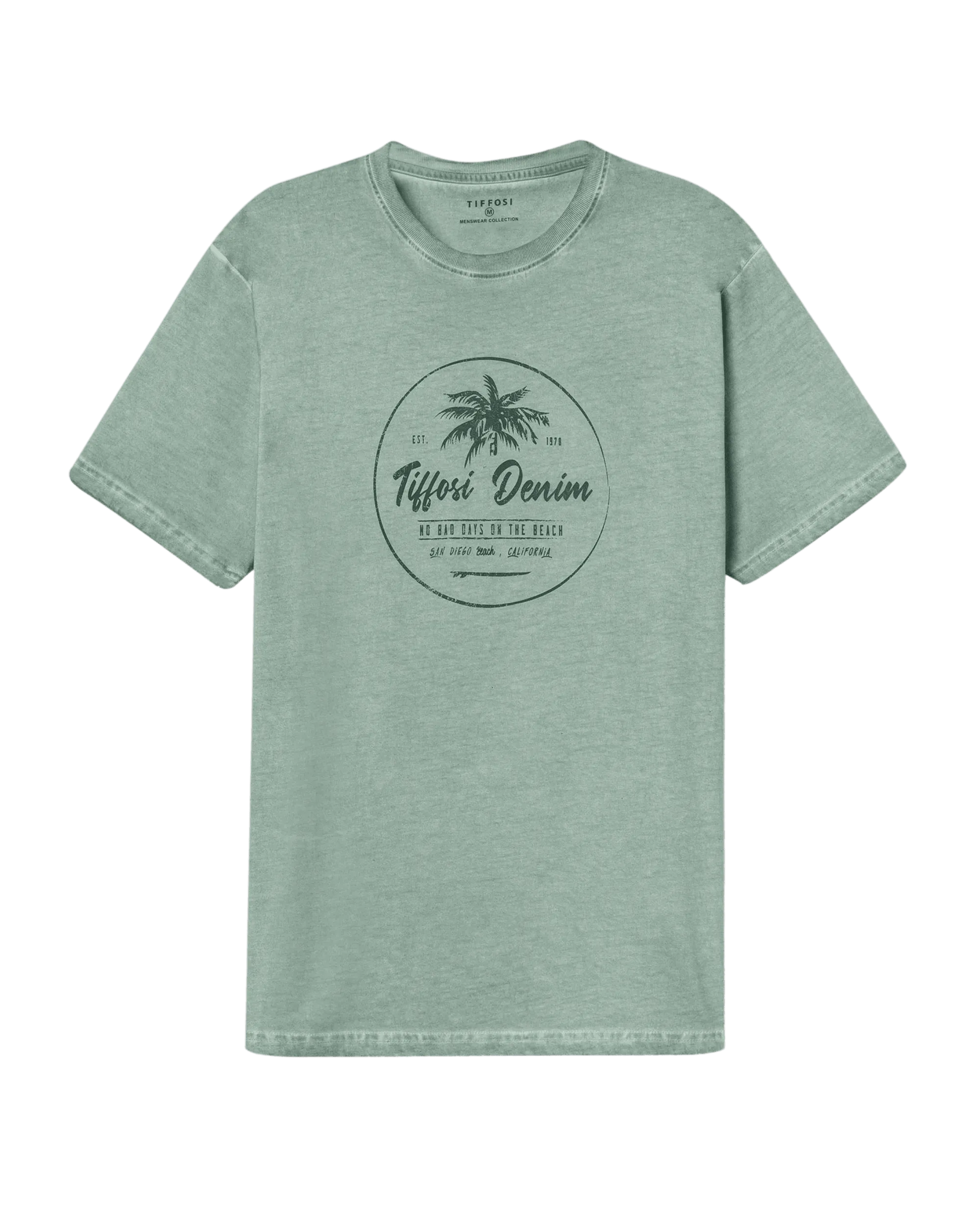 Camiseta TIFFOSI Rome Verde Pistacho - ECRU