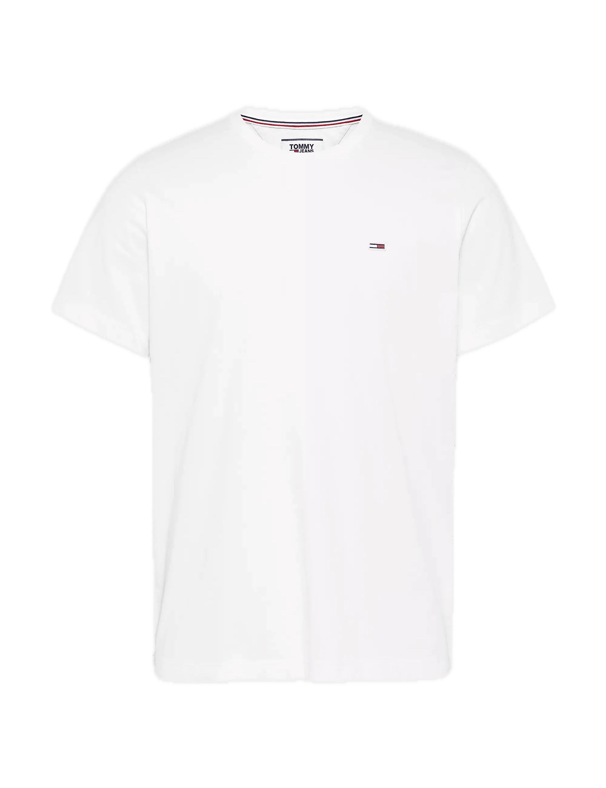 Camiseta Tommy Jeans Classics de Algodón Orgánica Blanca - ECRU