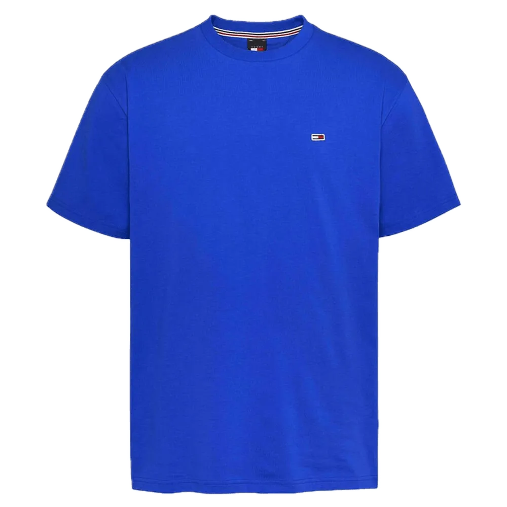 Camiseta Tommy Jeans Classics de Algodón Orgánica Persian Blue - ECRU