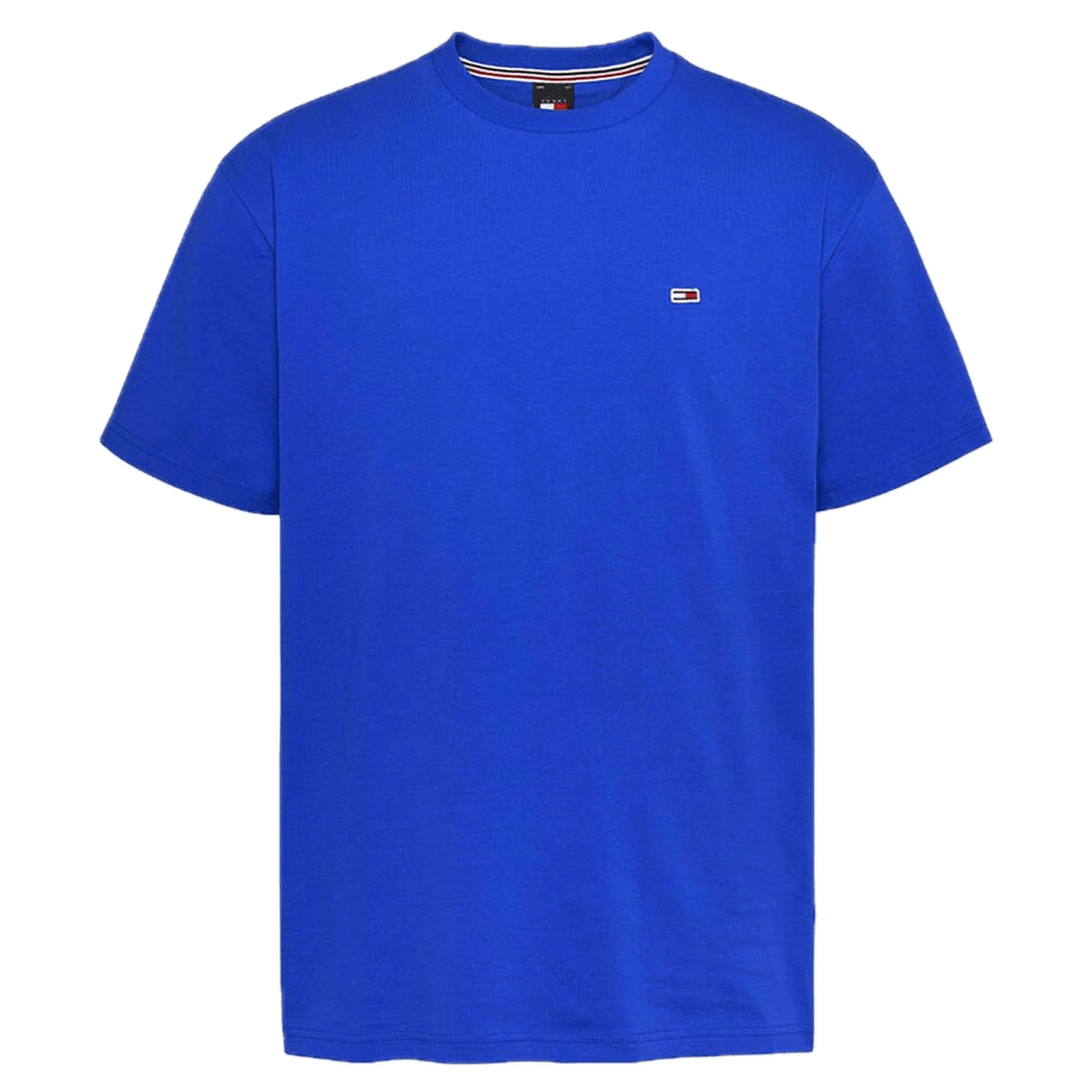 Camiseta Tommy Jeans Classics de Algodón Orgánica Persian Blue - ECRU