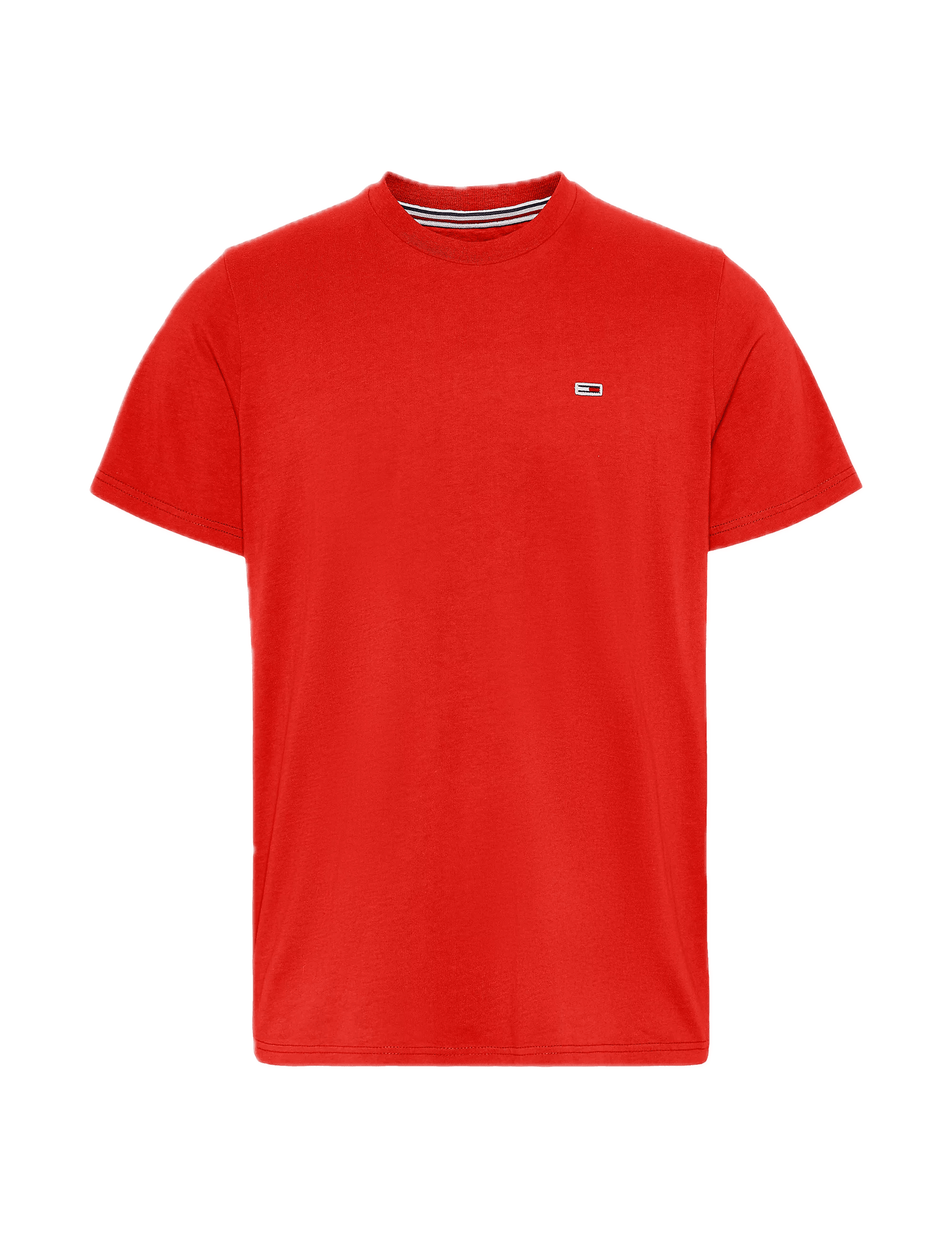 Camiseta Tommy Jeans Classics de Algodón Orgánica Roja - ECRU