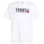 Camiseta Tommy Jeans Logo White - ECRU