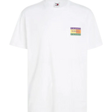 Camiseta Tommy Jeans Oversize Summer Flag - ECRU