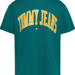 Camiseta Tommy Jeans Popcolor Varsity - ECRU