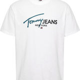 Camiseta Tommy Jeans Spray Pop Blanca - ECRU