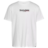 Camiseta Tommy Jeans Twist Flag - ECRU