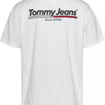 Camiseta Tommy Jeans Twist Flag - ECRU