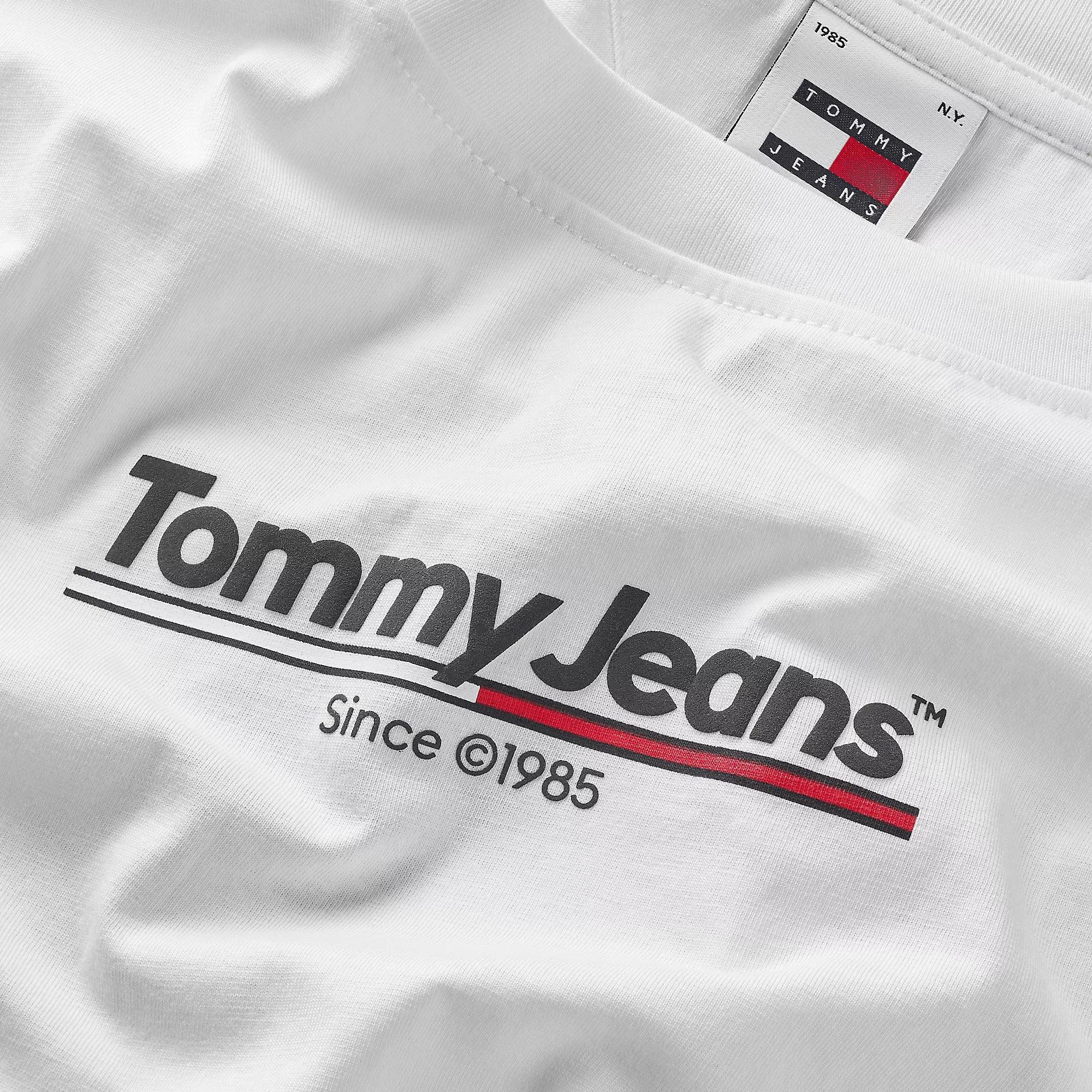 Camiseta Tommy Jeans Twist Flag - ECRU
