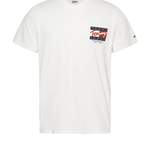Camiseta Tommy Jeans Vintage Flag - ECRU