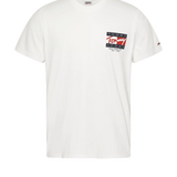 Camiseta Tommy Jeans Vintage Flag - ECRU
