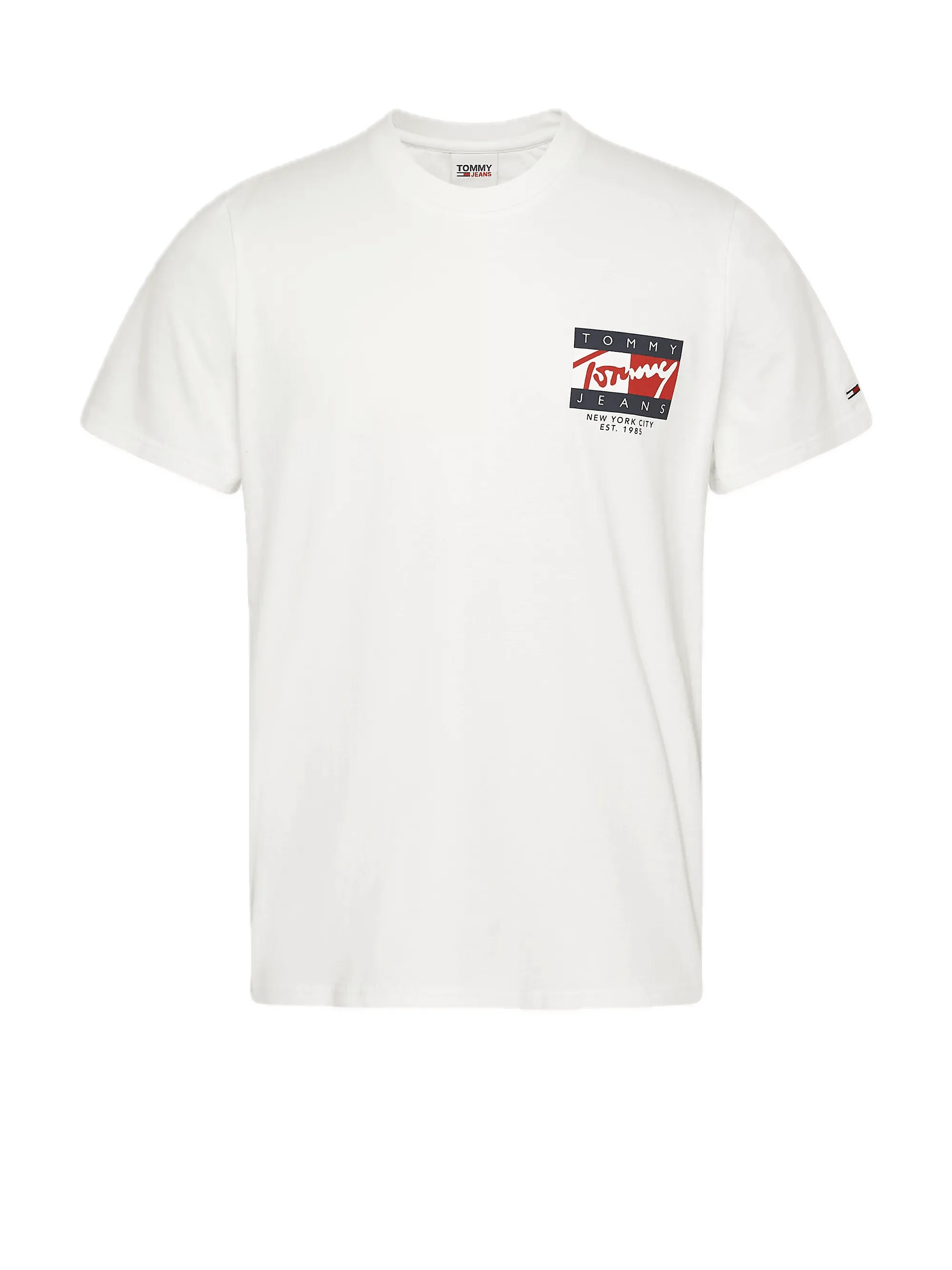 Camiseta Tommy Jeans Vintage Flag - ECRU