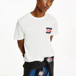 Camiseta Tommy Jeans Vintage Flag - ECRU