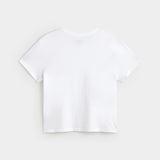 ESE O ESE Basic Trendy White T-shirt 