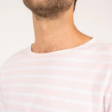 Camiseta Unisex Saint James Levant Rose Neige - ECRU