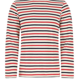 Camiseta Unisex Saint James Meridien Ecru Marine Tulipe - ECRU