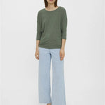 Camiseta Vero Moda Carla Laurel Wreath - ECRU