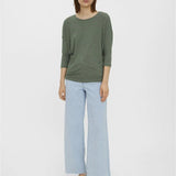 Camiseta Vero Moda Carla Laurel Wreath - ECRU