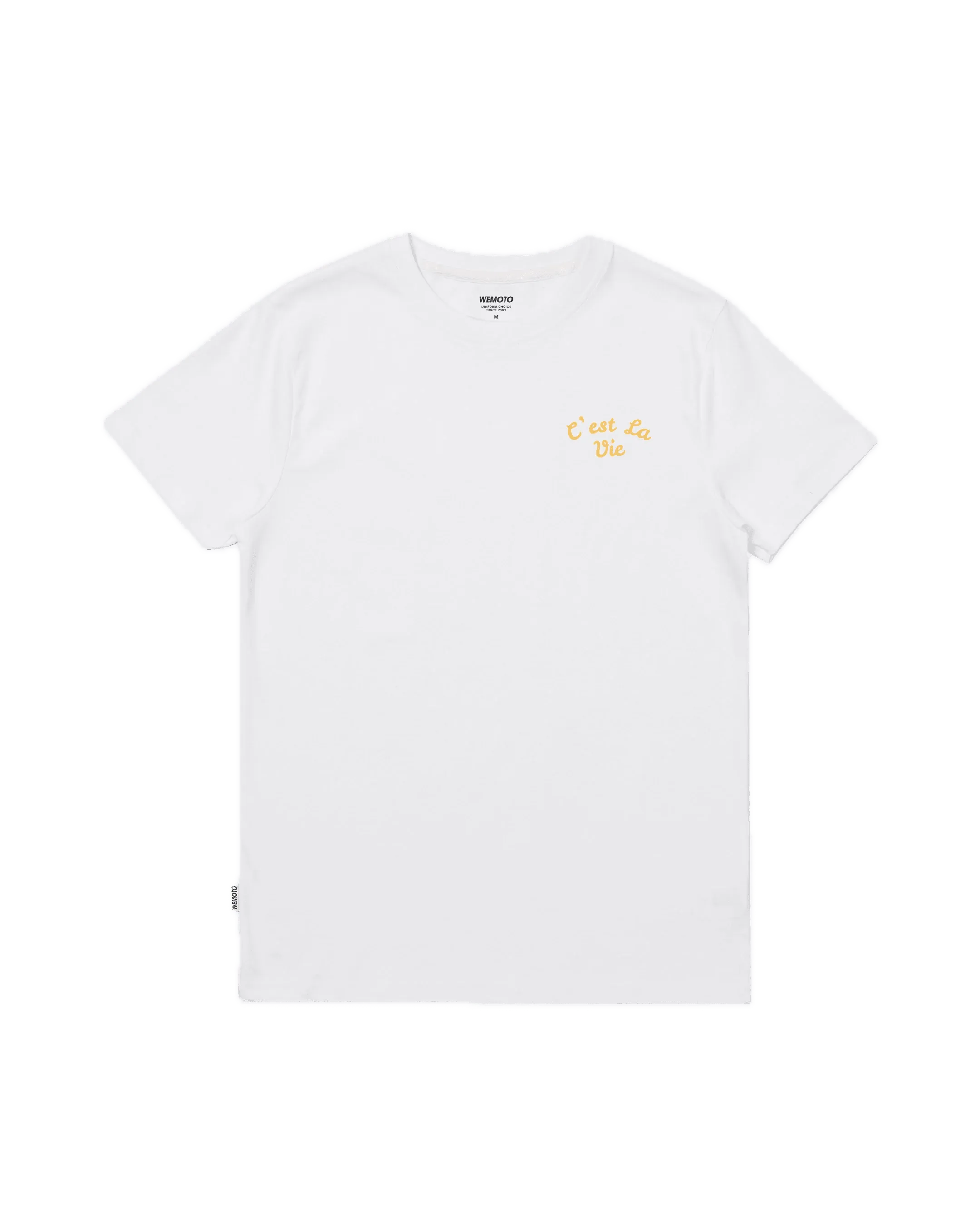 Camiseta WEMOTO Vie Blanca de Algodón Orgánico - ECRU