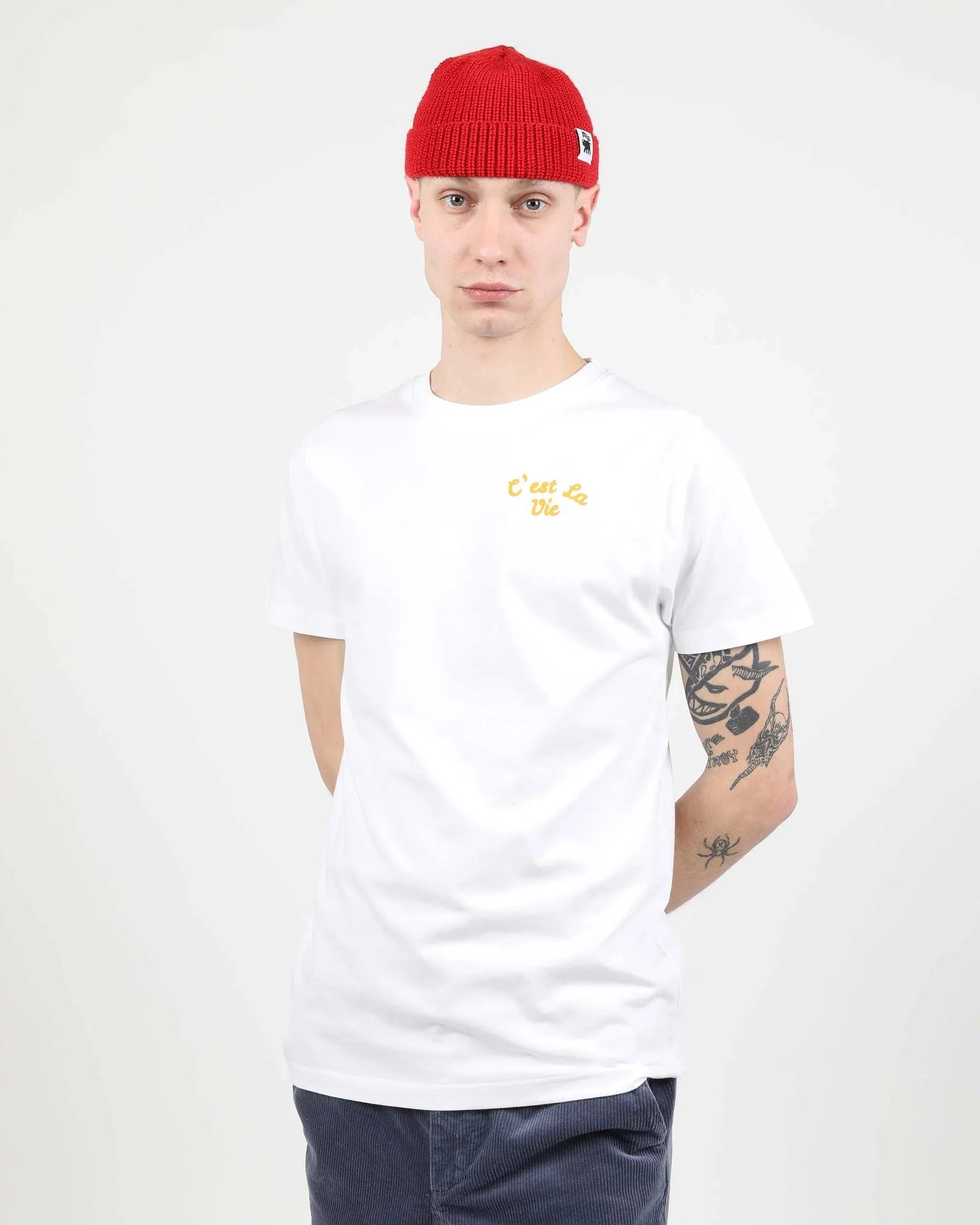 Camiseta WEMOTO Vie Blanca de Algodón Orgánico - ECRU