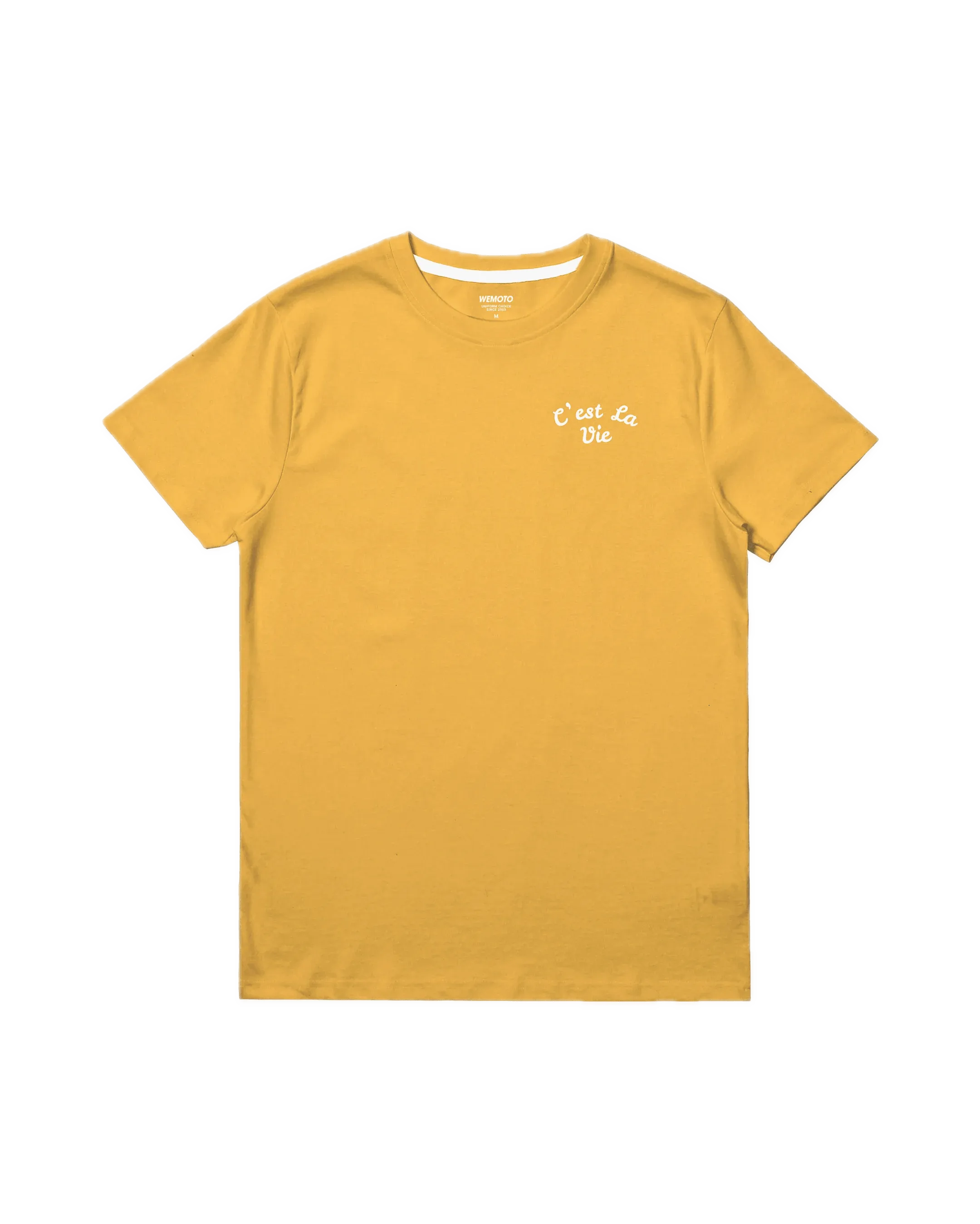 Camiseta WEMOTO Vie Ochre de Algodón Orgánico - ECRU