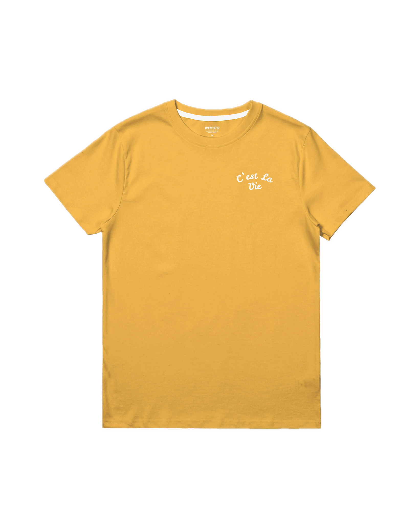 Camiseta WEMOTO Vie Ochre de Algodón Orgánico - ECRU