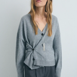 Cárdigan ESE O ESE Cocoon Medium Grey