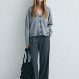 Cárdigan ESE O ESE Cocoon Medium Grey