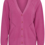 Cardigan ICHI Boston Super Pink - ECRU