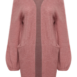 Cardigan ICHI Kamara Heather Rose - ECRU