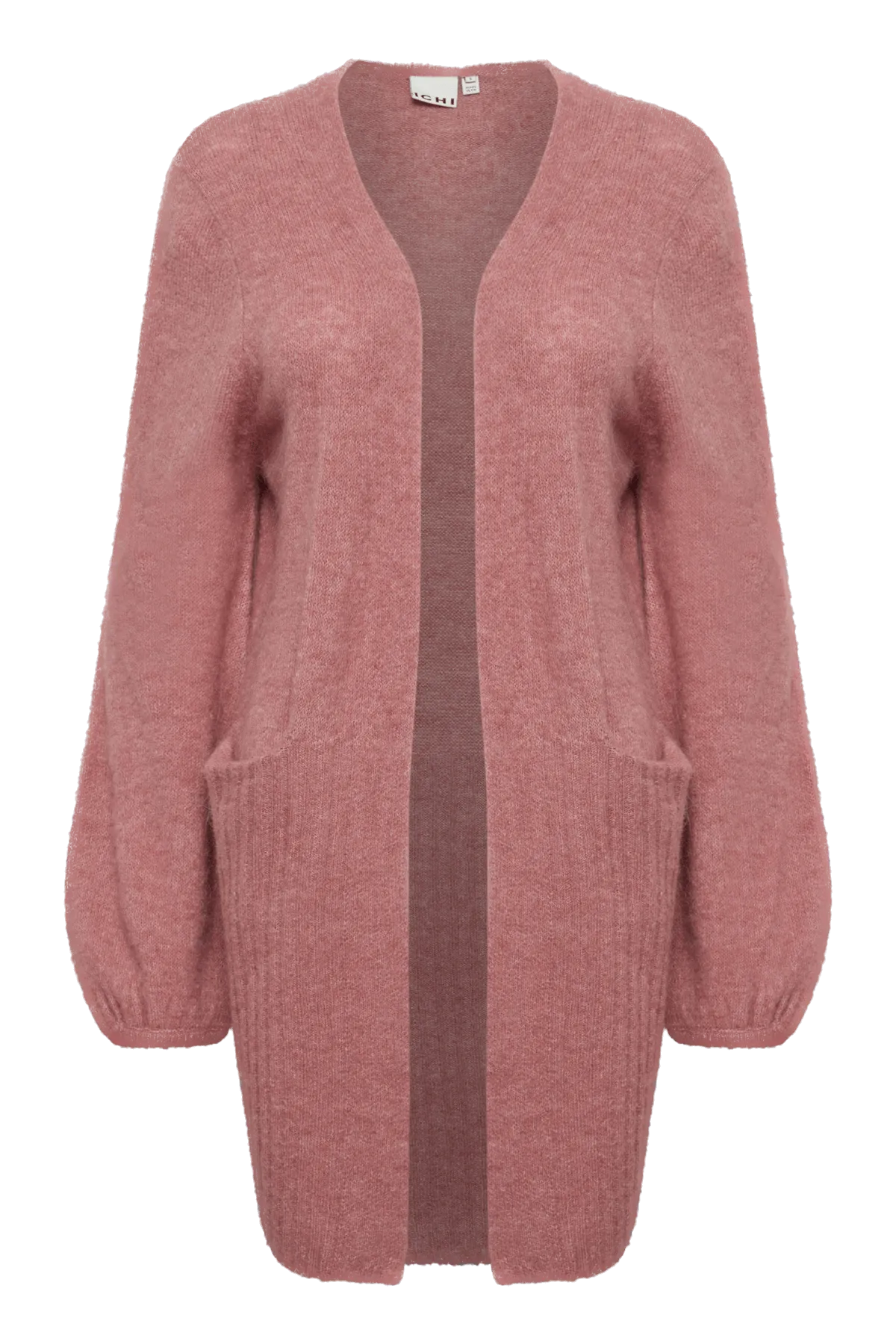Cardigan ICHI Kamara Heather Rose - ECRU