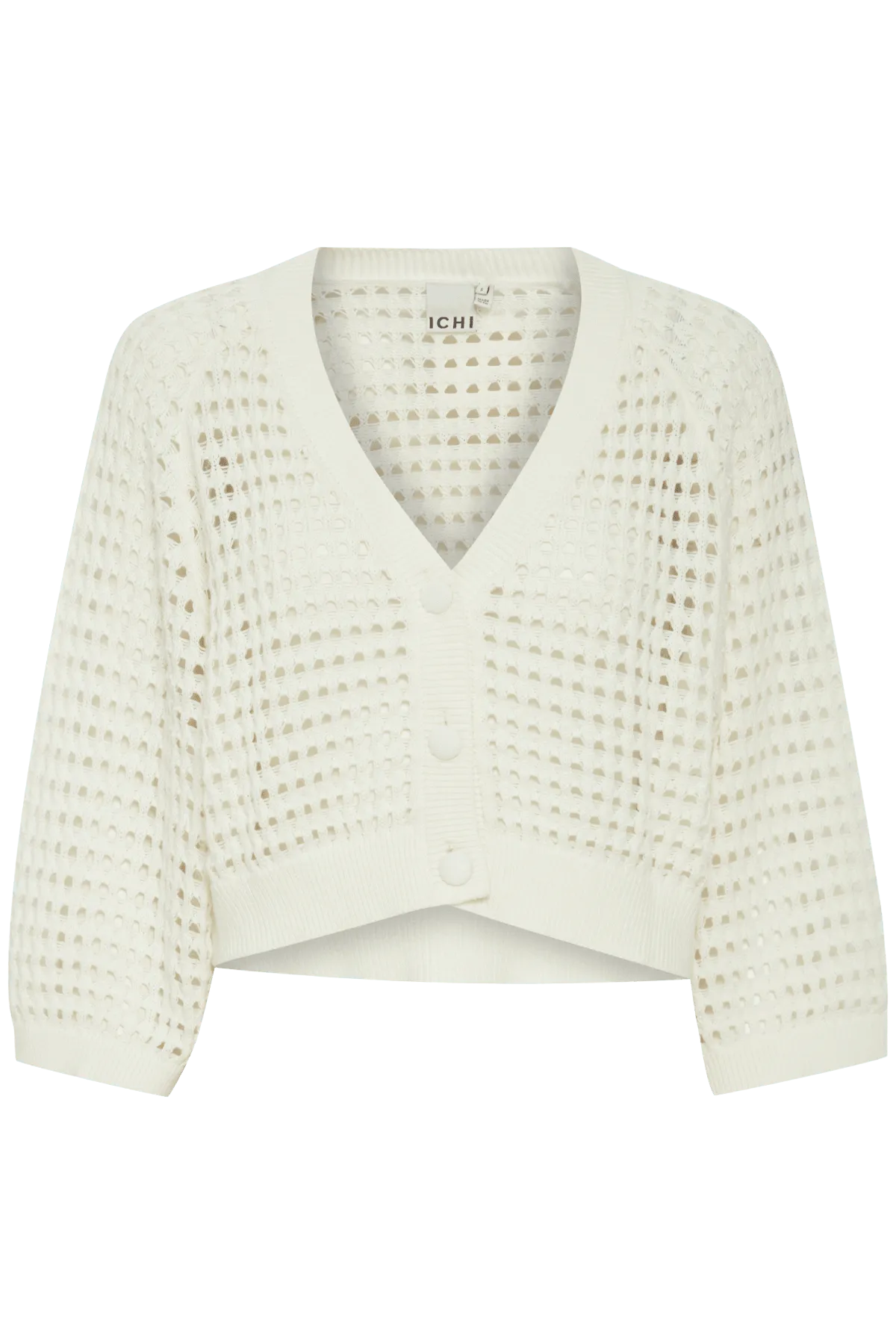 Cardigan ICHI Laluha Blanco - ECRU