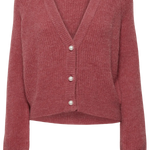 Cardigan ICHI Marin Heather Rose - ECRU