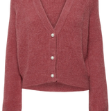 Cardigan ICHI Marin Heather Rose - ECRU