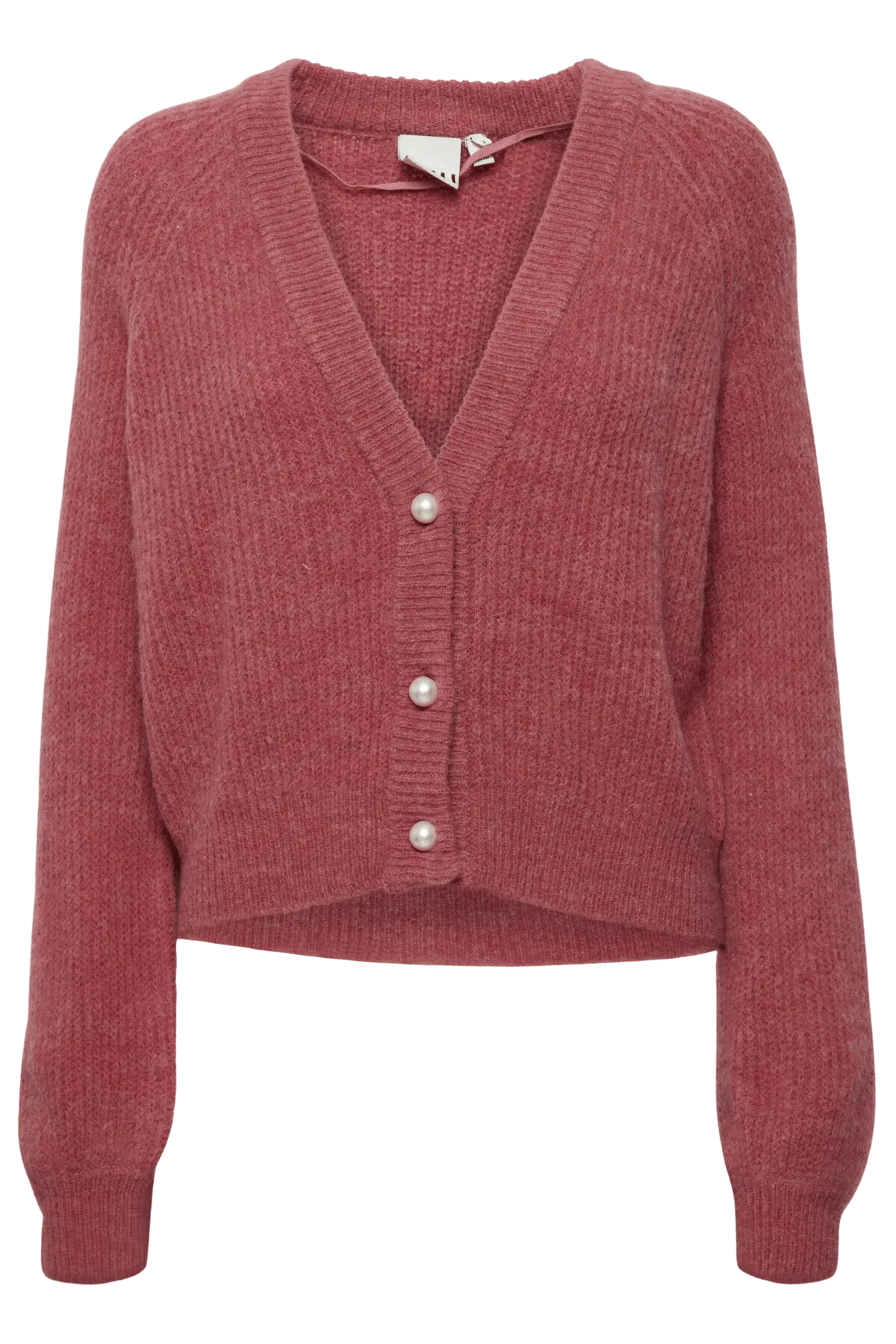 Cardigan ICHI Marin Heather Rose - ECRU