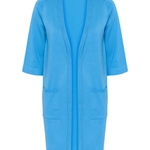 Cardigan Saint Tropez Kila Azure Blue - ECRU