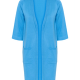 Cardigan Saint Tropez Kila Azure Blue - ECRU