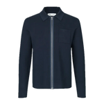 Cardigan Samsøe Samsøe Gunan X Zip 10490 Sky Captain - ECRU