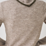 Set de Cárdigan y Pañuelo ESE O ESE Taupe