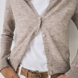 Set de Cárdigan y Pañuelo ESE O ESE Taupe