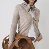 Set de Cárdigan y Pañuelo ESE O ESE Taupe