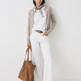 Set de Cárdigan y Pañuelo ESE O ESE Taupe