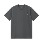 Camiseta Carhartt WIP American Script Graphite vista frontal