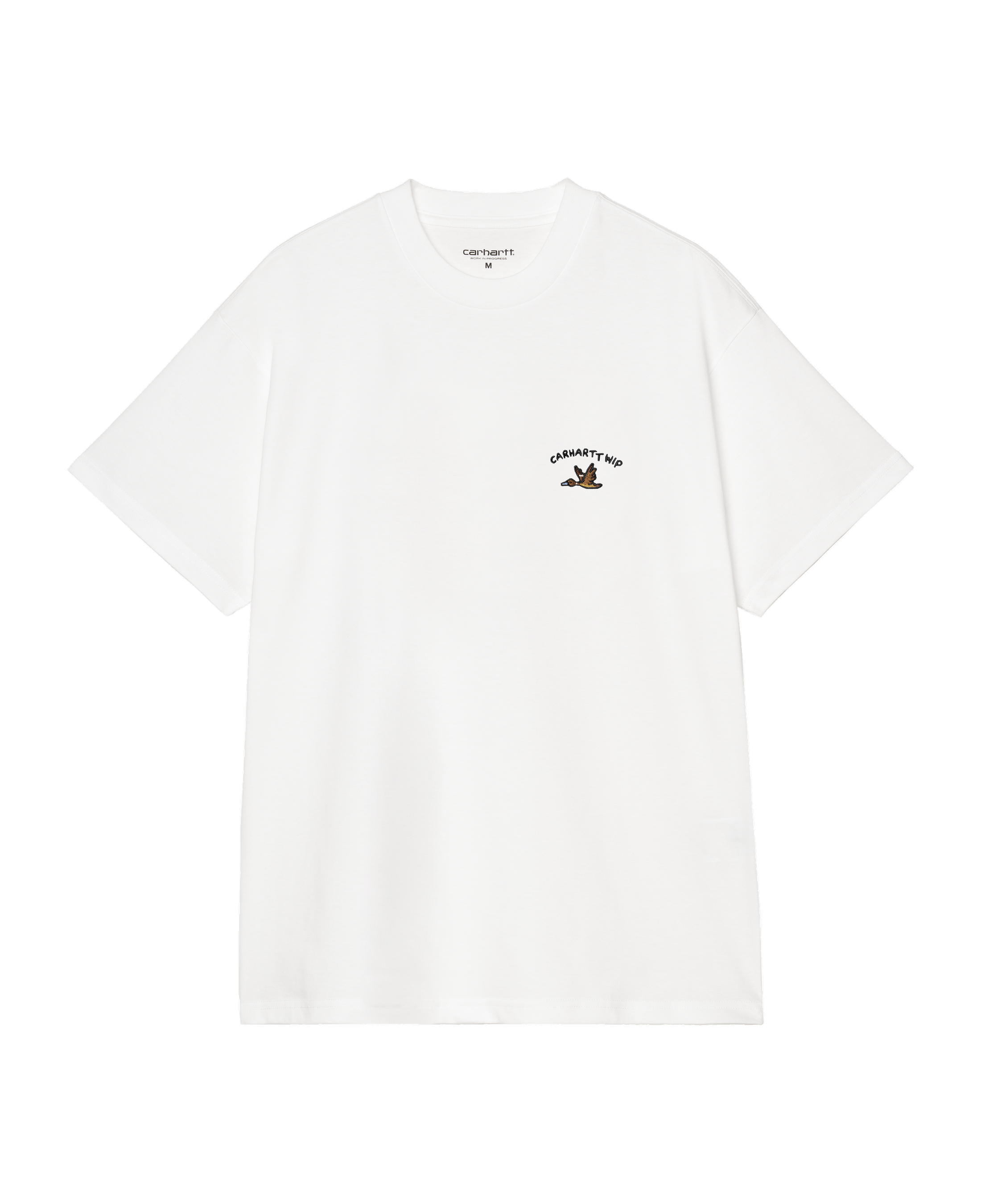 Camiseta Carhartt WIP Animated Ducks White flat frontal transparente