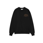 Sudadera CARHARTT WIP Arch Script Black / Hamilton Brown