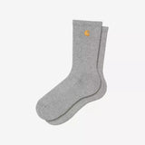Calcetines CARHARTT WIP Chase Grey Heather / Gold